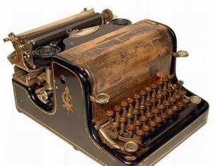 История печатных машин Сообщение о печатной машинке
